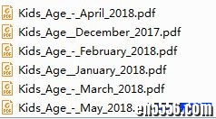 Kids Age - 2018 （1-5月、12月） 儿童杂志 六本合集1737 作者:one 帖子ID:249933 