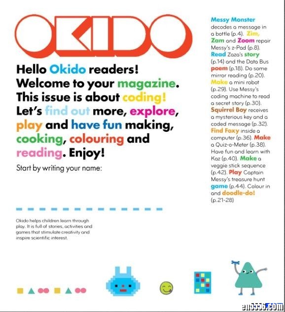 OKIDO 2018年10月刊 - 全英国受欢迎的学前益智类杂志1532 作者:one 帖子ID:249975 