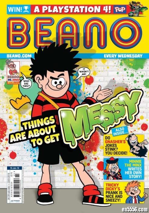 适合8~11岁儿童的英国漫画周刊《The Beano》(比诺)，201901月份前3期4193 作者:one 帖子ID:250008 