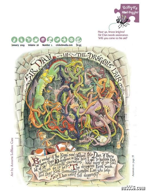 适合6-9岁孩子阅读的《Spider》(红蜘蛛)，2019年1月刊，pdf高清彩绘杂志1146 作者:one 帖子ID:250013 