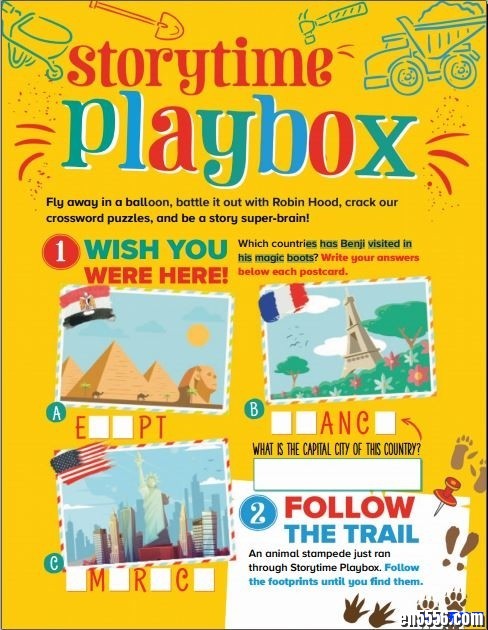 英国儿童故事杂志《 Storytime》 2019年1-5月合集 高清PDF可打印3256 作者:one 帖子ID:250090 