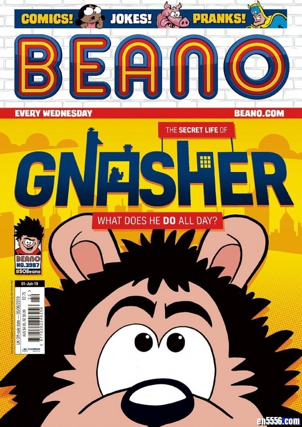 英国漫画周刊《The Beano》(比诺)，适合8~11岁儿童，2019年5月29日最新一期9098 作者:one 帖子ID:250092 