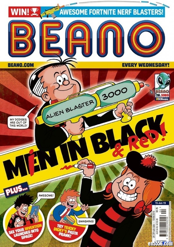 英国漫画周刊《The Beano》(比诺)，适合8~11岁儿童，2019年6月12日最新一期3034 作者:one 帖子ID:250101 