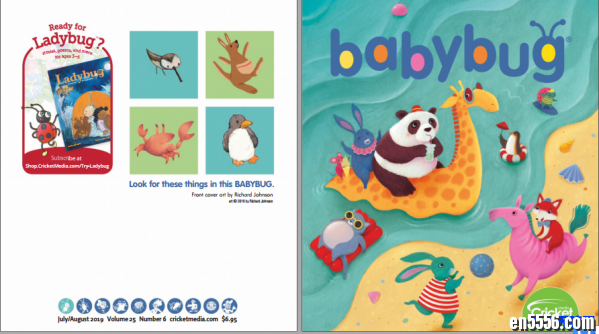 《Babybug 虫宝宝》2019年版最强合集到8月（1月2月3月4月5+6月7+8月六本合集）高清可打印6792 作者:one 帖子ID:250139 