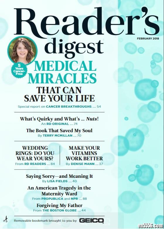 Reader's Digest 读者文摘美国版2018全年打包7104 作者:one 帖子ID:250163 