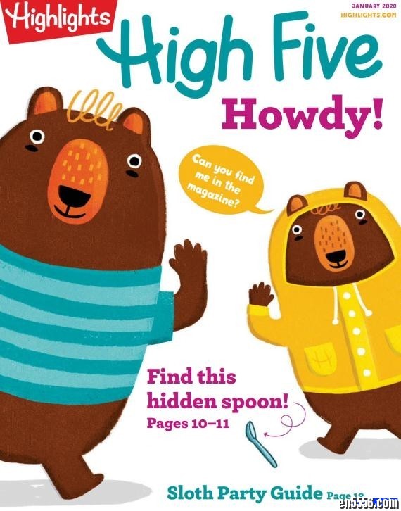 Highlights High Five 最新2020年一月刊 高清PDF4071 作者:one 帖子ID:250215 