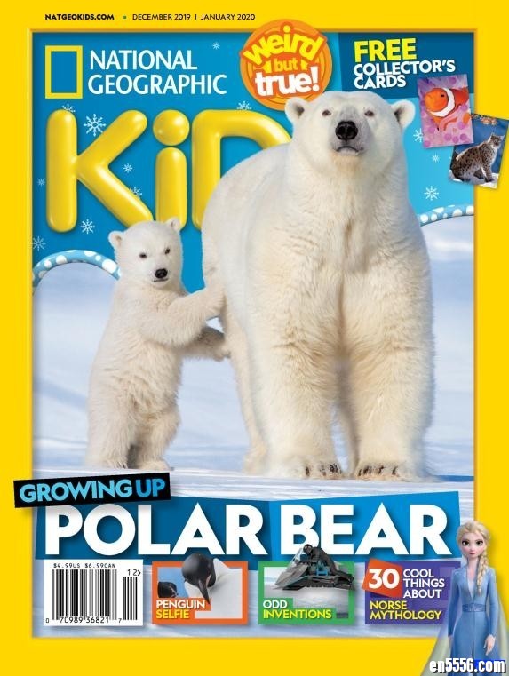 欧美原版少儿英文杂志 National Geographic Kids USA 2019年12月2020年1月合刊9763 作者:one 帖子ID:250217 