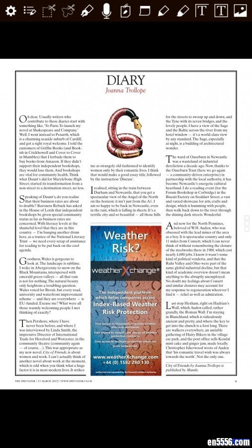英国《 The Spectator》（旁观者周刊）英文原版 2017-2018年PDF电子书6552 作者:one 帖子ID:250242 