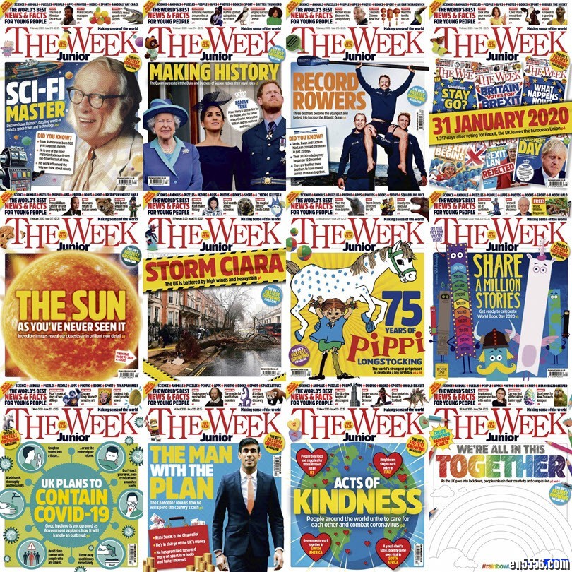 青少年时事新闻英文杂志 The Week Junior UK 截至到2020.4.4的完整合集（共13期）2409 作者:one 帖子ID:250310 