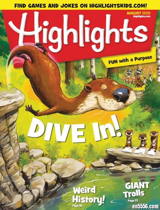 Highlights 系列2020年8月刊 Hello, High Five, Highlights for Children7888 作者:one 帖子ID:250367 