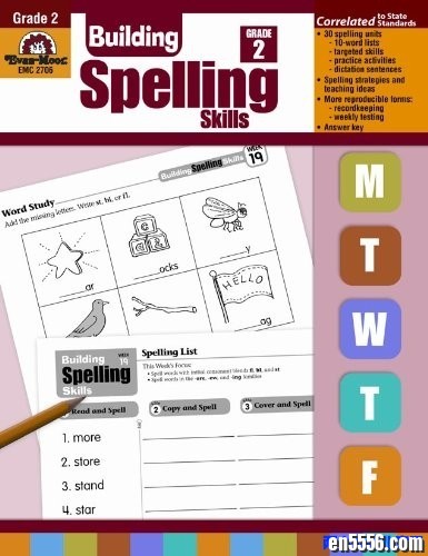 埃文·摩尔建立拼写技能 Evan-Moor Building Spelling Skills Grades 1-67780 作者:one 帖子ID:250421 