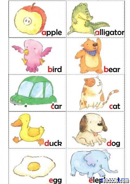 Phonic Kids （A to Z）的单词卡片1732 作者:one 帖子ID:250422 