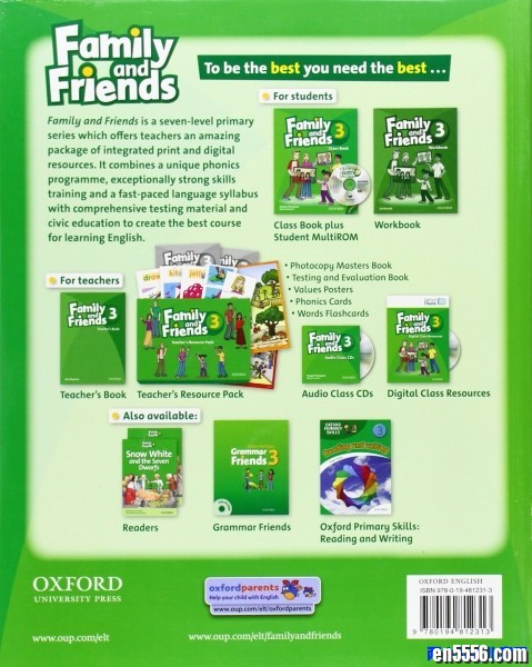 牛津出版：Family and Friends 3 【PDF+MP3】9935 作者:one 帖子ID:250425 