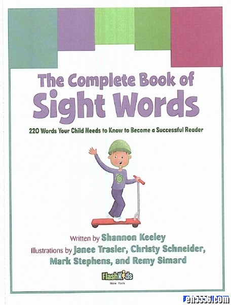 220个高频词汇书 The complete book of Sight Words400 作者:one 帖子ID:250433 
