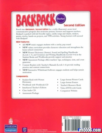 原版英语 Longman Backpack Starter 预备级教材 Unit1-9视频5347 作者:one 帖子ID:250443 