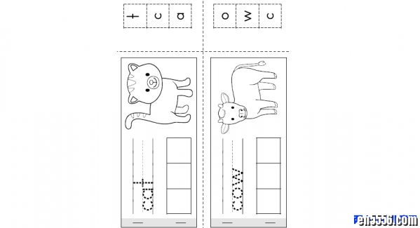 在国外网站下来的，初学字母，phonics的练习册5184 作者:one 帖子ID:250482 
