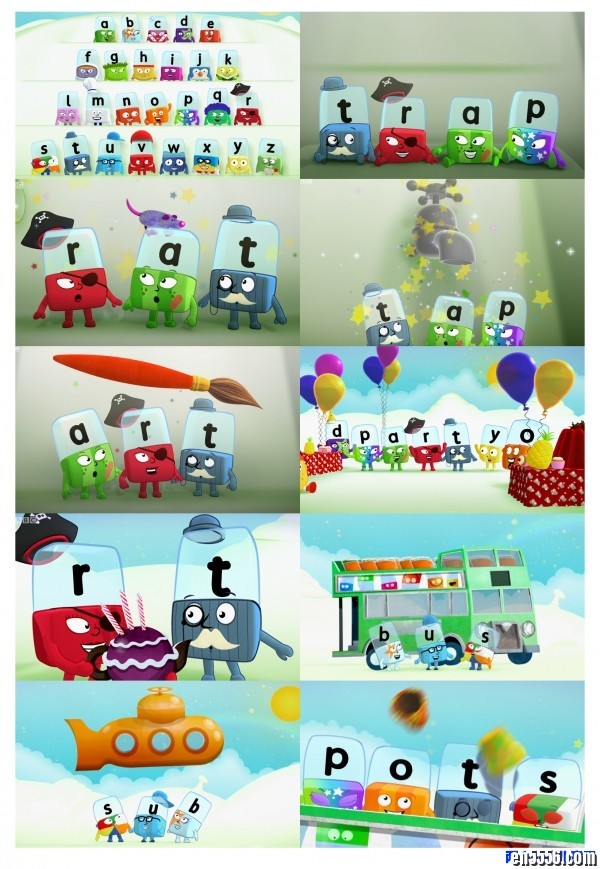 【自制】自然拼读 Alphablocks第一季 字母卡片3493 作者:one 帖子ID:250484 