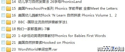 英语自然拼读大全-教材+视频+读物+练习+软件收集整理7831 作者:one 帖子ID:250515 