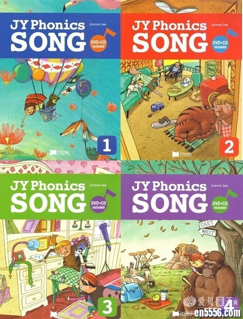 JY Phonics Song 自然拼读歌谣4本合集 (MP3,歌词）868 作者:one 帖子ID:250533 
