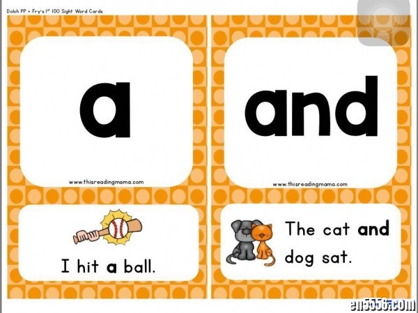 国外网站下载sight word sentence cards 高清可打印6094 作者:one 帖子ID:250570 