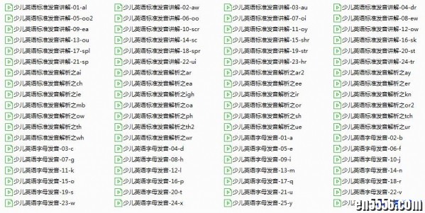 洪恩少儿英语自然拼读 Phonics 视频MP41713 作者:one 帖子ID:250585 