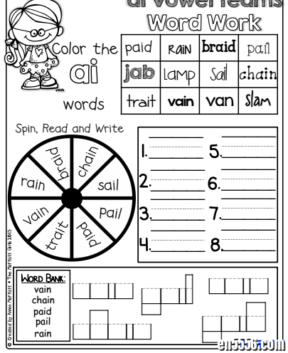 Word Work Bundle 练习自然拼读的小册子 七个专题435 作者:one 帖子ID:250594 