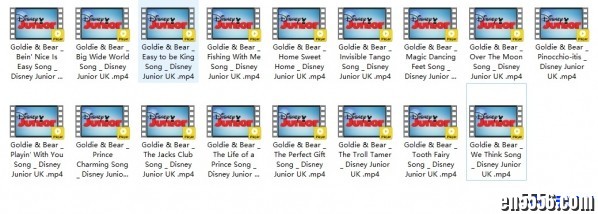 Goldie &amp; Bear _ Disney Junior UK（17个高清视频，源自youtube）3321 作者:one 帖子ID:250627 