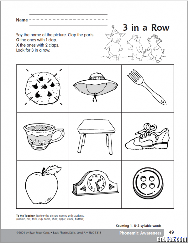 Evan-Moor Basic Phonics Skills PreK-K 练习册 高清 易打印3208 作者:one 帖子ID:250690 