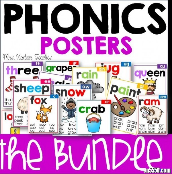 Phonics Poster Mega Bundle 词根闪卡 卡片（可打印）1016 作者:one 帖子ID:250751 