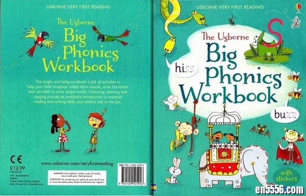 （Usborne英文原版）The Usborne Big Phonics Workbook1002 作者:one 帖子ID:250820 