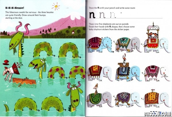 （Usborne英文原版）The Usborne Big Phonics Workbook2876 作者:one 帖子ID:250820 
