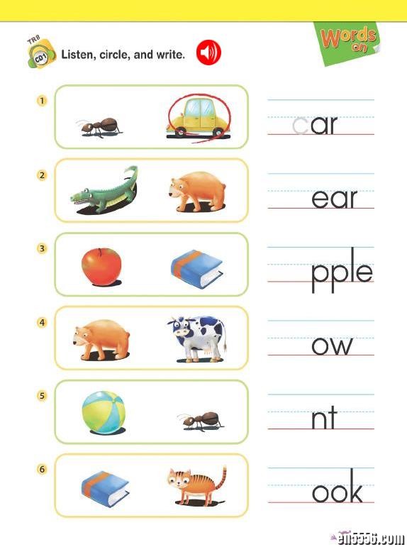 韩国出品的英语自然拼读phonics monster 1-3级教学 点读版PDF462 作者:one 帖子ID:250833 