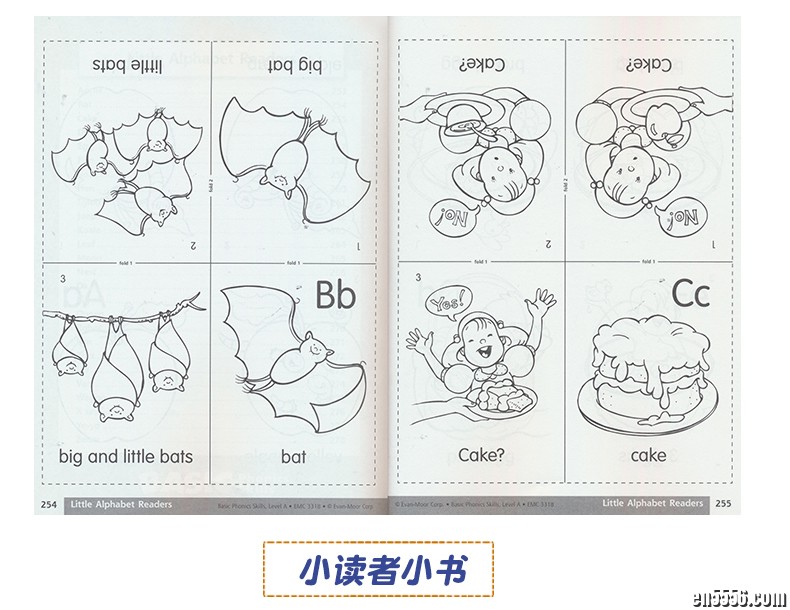 Evan Moor Basic Phonics Skills Level ABC 基础练习 自然拼读系列 ABC阶3册 学龄前幼儿园小学1-2年级5361 作者:one 帖子ID:250855 