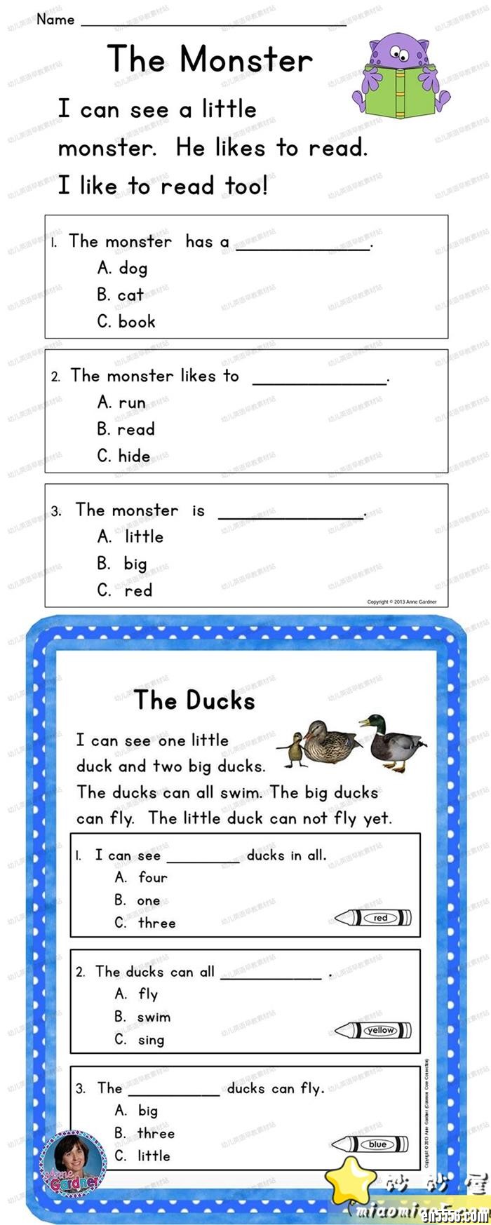 阅读理解练习纸Guided Reading1-13册760页全套736页8686 作者:one 帖子ID:250947 