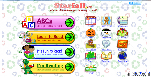 Starfall 单机课件游戏 自然拼读，字母到拼读，再到阅读3742 作者:one 帖子ID:250993 