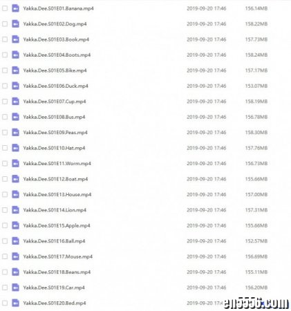 BBC动画片Yakka Dee低幼儿童英语启蒙视频+音频全集 无水印版1119 作者:one 帖子ID:251221 