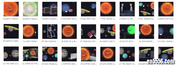 天文动画片 Shut Up Planets Cartoons 系列动画 英文无字幕7545 作者:one 帖子ID:251386 