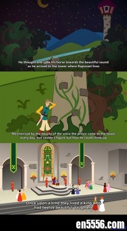 Rapunzel 长发公主和十二个跳舞的公主 睡前小故事/百度云网盘1732 作者:one 帖子ID:251508 
