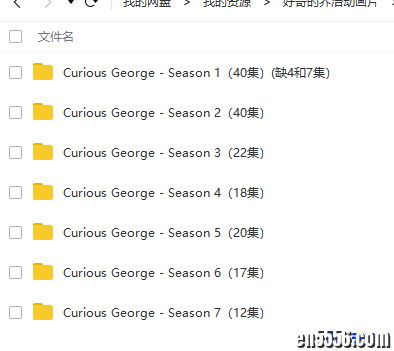 好奇猴乔治，Curious George1-7 动画片1850 作者:one 帖子ID:251594 
