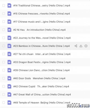 推荐：英语讲解中国文化100集，带字幕视频9098 作者:one 帖子ID:252509 