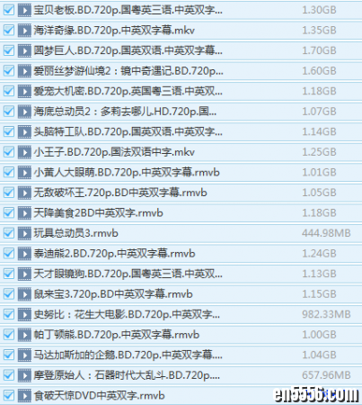 （45部）高分少儿英文电影（几乎都有中英字幕）891 作者:one 帖子ID:252707 