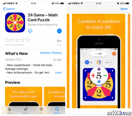 24 Game 数学英语亲子游戏5394 作者:one 帖子ID:252952 