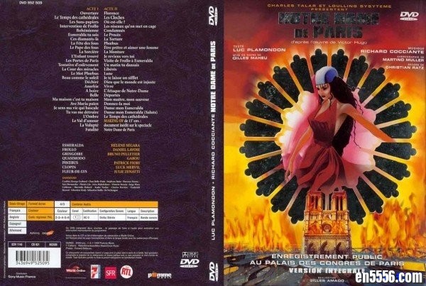 音乐剧 1999 巴黎圣母院 Notre Dame de Paris 法音6965 作者:one 帖子ID:253113 