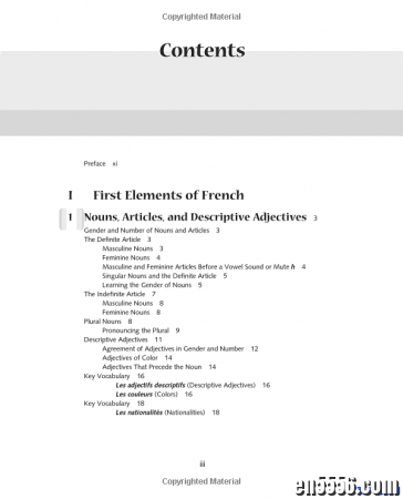 Easy French Step-by-Step 简易法语语法 高清PDF452 作者:one 帖子ID:253122 