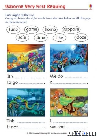 Usborne 《Very First Reading》系列22本配套练习册 very first reading 22 books worksheet1426 作者:one 帖子ID:253400 