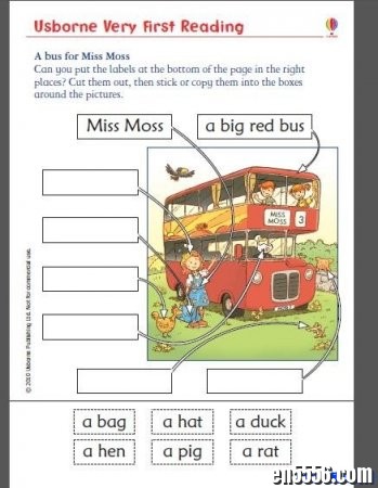 Usborne My First Reading Library /我的第一个图书馆 22册配套练习册3403 作者:one 帖子ID:253413 