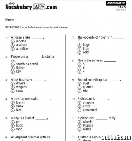 Vocabulary A-Z(RAZ Vocabulary)（AA-Z级别全套PDF）4808 作者:one 帖子ID:253571 