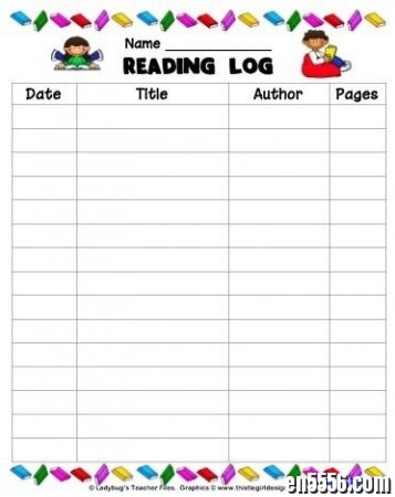超实用！美国课堂上全套Reading Log1706 作者:one 帖子ID:253585 