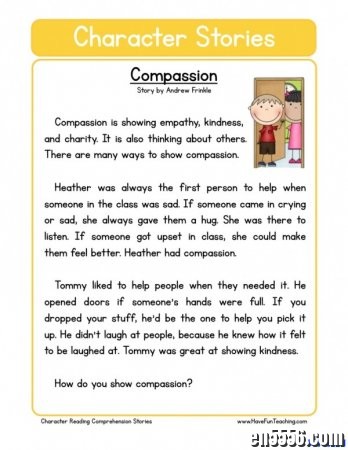 Character Stories （20种性格，20个小故事）帮助孩子认识性格特征9762 作者:one 帖子ID:253708 