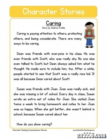 Character Stories （20种性格，20个小故事）帮助孩子认识性格特征8814 作者:one 帖子ID:253708 